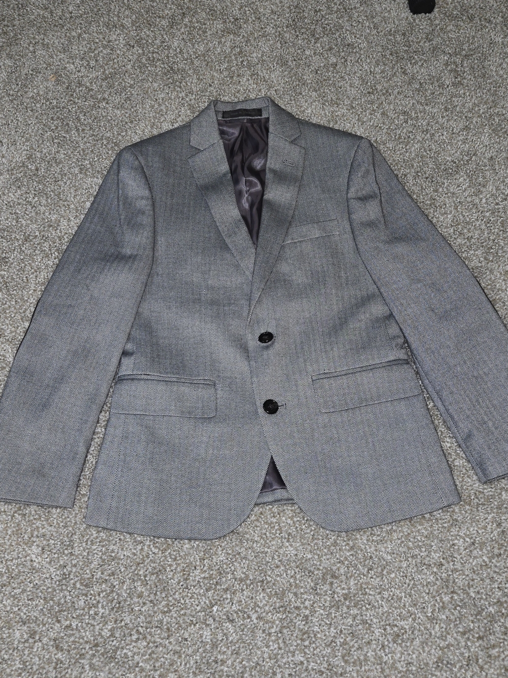 Lauren Ralph Lauren Gray Two-Button Sport Coat